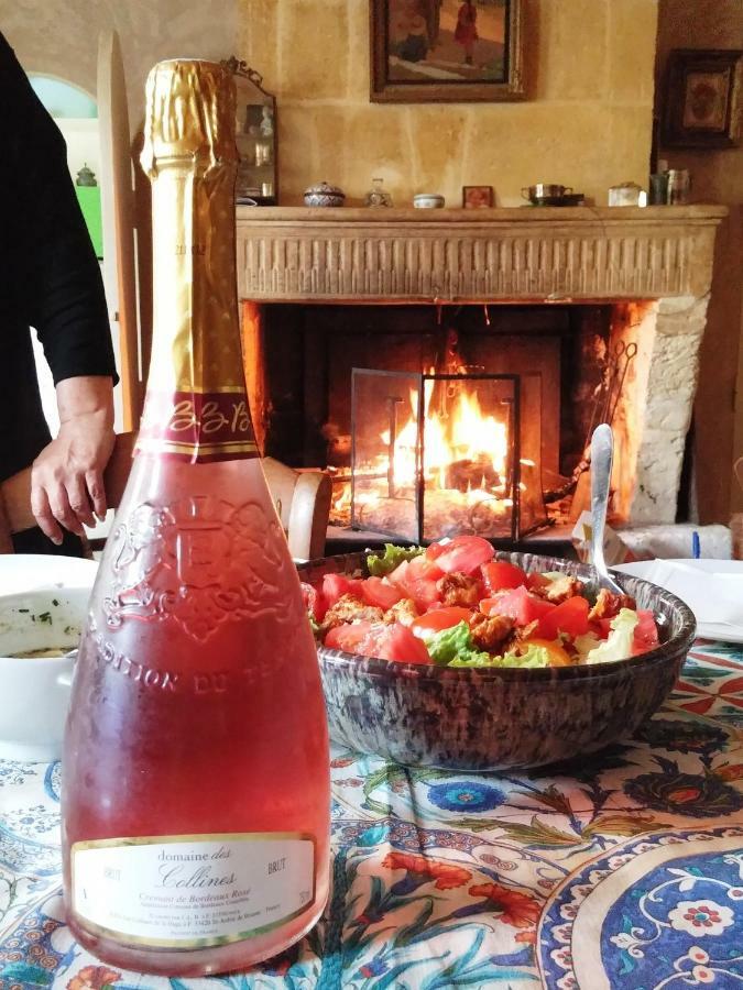 Les 4 Elements St Emilion Panzió Branne Kültér fotó